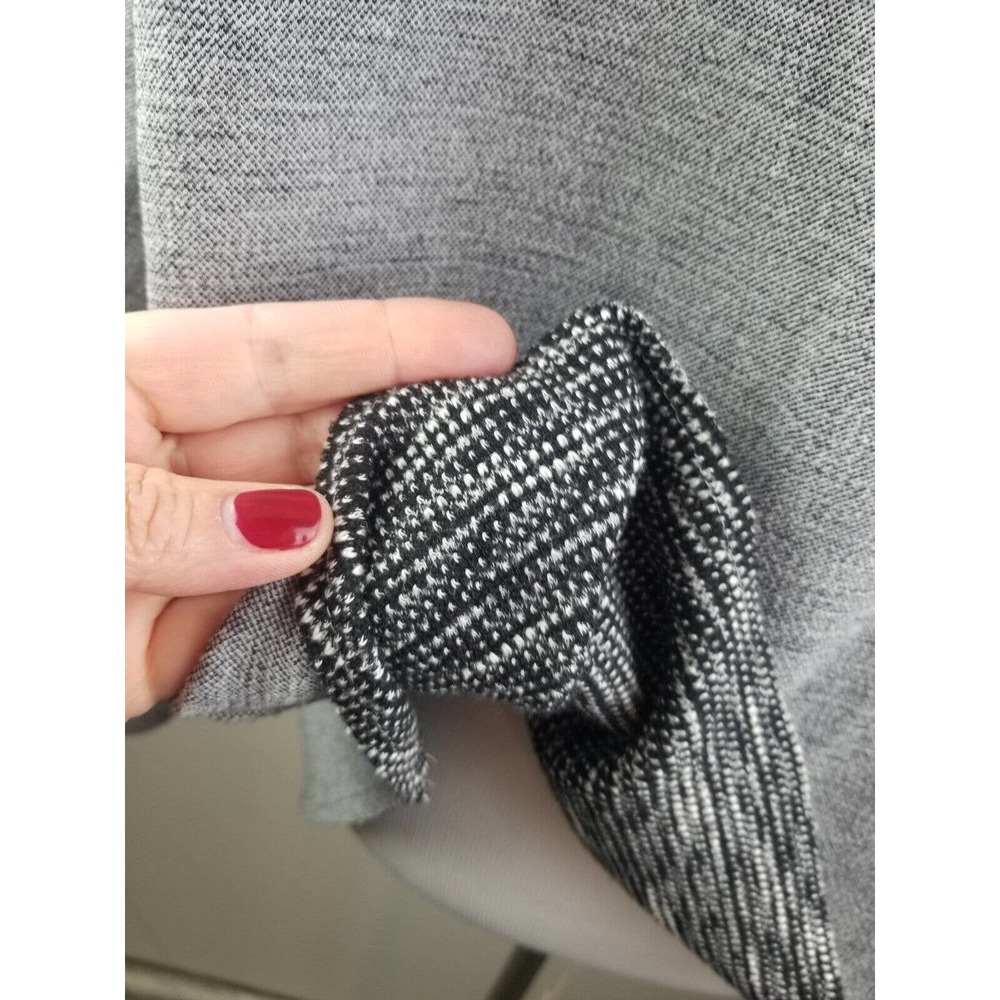 OF MERCER Reade Reversible‎ Knit Cardigan Jardigan Gray Plus Size 1X Knit - Picture 4 of 7